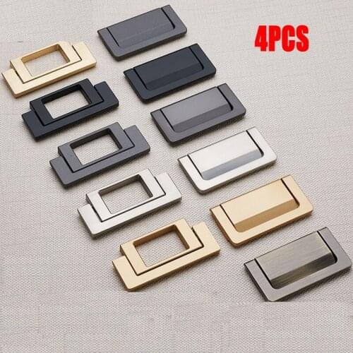 4 PCS European Style Drawer Handle Door Knob Furniture Wardrobe Dresser Cabinet Kitchen Shoe Cupboard Pull Handle Hardware
