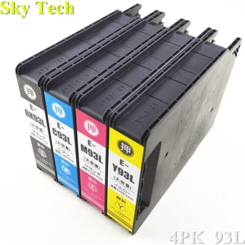 4PK 93L Pigment Compatible Cartridge For ICBK93 BKCMY For Epson PX-S7050 PX-M7050F PX-M7050FP PX-S7050PS PX-M7050FT