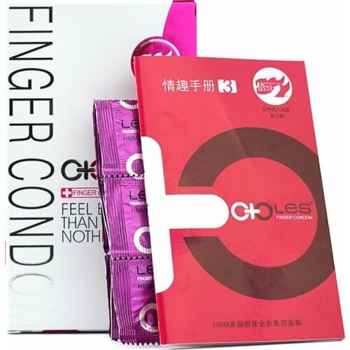 Beilile 8PCs Lesbian Female Condoms For Slim Fingers Masturbation Orgasm Sex Flirting Intimate Goods For Couples Sex Toys Women
