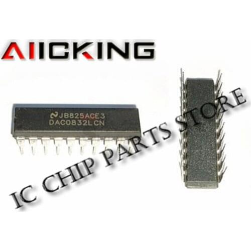 Free Shipping 5pcs/lots DAC0832LCN DAC0832 0832 IC 8-BIT DIP-20 D/A CONVERTER In Stock New original IC