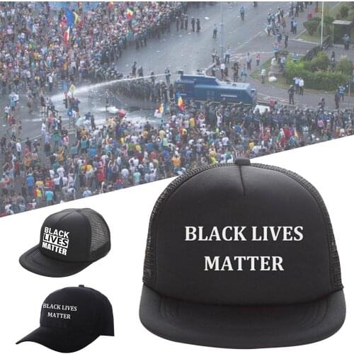BLACK LIVES MATTER Baseball Cap I Cant Breathe Antiracism Cap George Floy Sun Protection Hat For Men Women Outdoors Procession