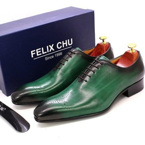 Big Size 6-13 Mens Oxford Leather Shoes Whole Cut Handmade Casual Pointed Toe Lace Up Formal Business Men Wedding Dress Shoes