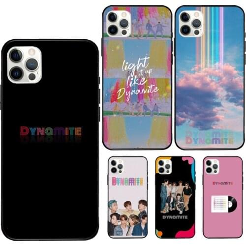 Dynamite Kpop Case For iPhone 11 Pro XS Max XR X Soft Cover For iPhone 12 Mini 7 8 Plus SE Phone Case