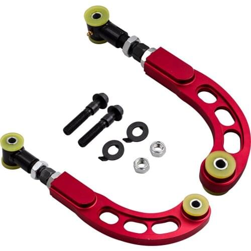 For Scion TC 2005-2010 Adjustable Front + Rear Camber Control Arm Bolt Kit Red
