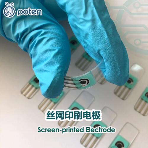 Screen Printing Electrode Flexible Electrode Wearable Three Electrode Electrochemical Workstation Accessories SPEC