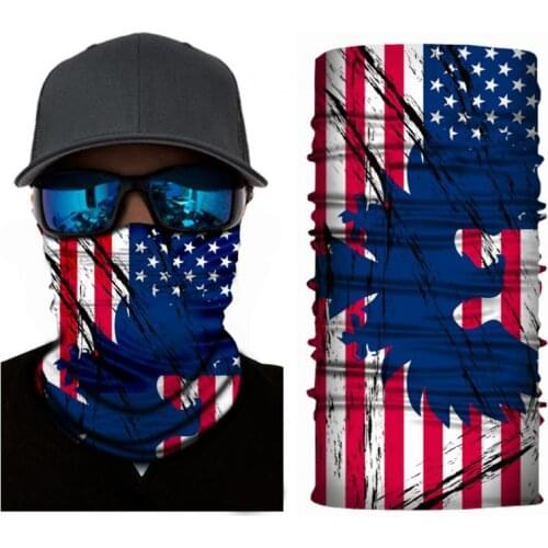 National Flag Series Spot Headscarf Multifunctional Outdoor Cycling Variety Headscarf Sunscreen Mask Warm Collar Sportswear