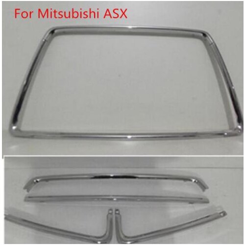 ABS chrome grille trim around Racing grills light bar trim For 2010-2012 Mitsubishi ASX