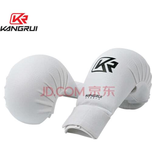 Kang Rui Karate Boxing Gloves Competition Training Professional Match Type Adult White -s