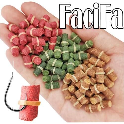 100/50/25 pcs Carp Fishing Hollow Bait Grass Carp Bait Crucian Fishing Bait Lure Formula Insect Particle Boilie Pellets Hook Up