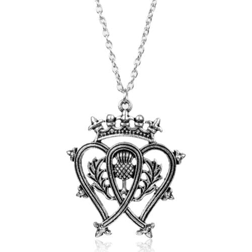 Scotland National Flower Crown Necklace for Women Pendant Choker Jewellery Necklaces for Teen Girls