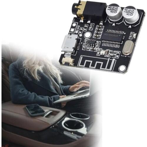 2pcs Bluetooth Receiver Board for audio Amplifier 3.7-5V BT5.0 Stereo Car U90C