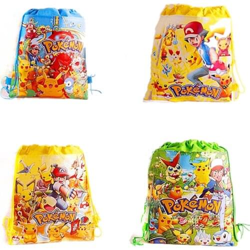 Pokemon Plush Lagerung Tasche Drawstring Storage Bag Christmas Gift Candy Ewelry Organizer Action Figure Tasche Spielzeug Bags