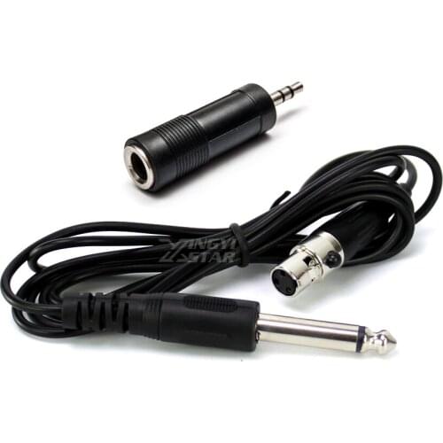 TA3F Mini XLR 3 Pin to 6.35mm 1/4" Male 3.5mm Jack Headphone Audio Cable Headset Cord For AKG K181 K240 Headworn Earphones Wire