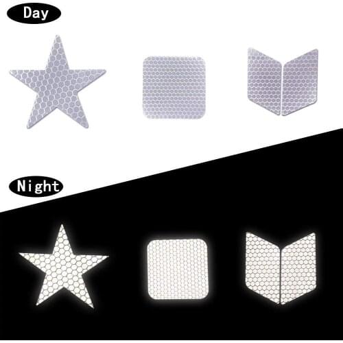 Reflective Stickers Waterproof High Intensity Safety Warning Tape sticker for Roller Skates bicycle motorcycle baby stroller DIY