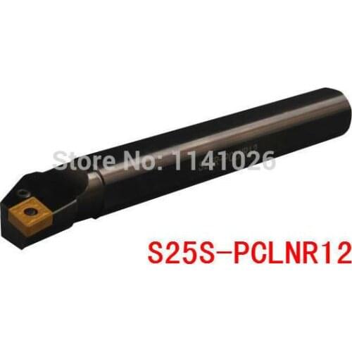 S25S-PCLNR12 25mm Lathe Cutting Tools CNC Turning Tool Lathe Machine Tools Internal Metal Lathe Tool Boring Bar Type PCLNR/L