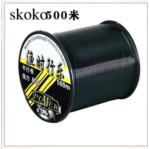 500m Super Nylon Multicolor Line Durable Monofilament Sea Carp Bait Fishing High Strength Line Sea Fishing Boat Fishing