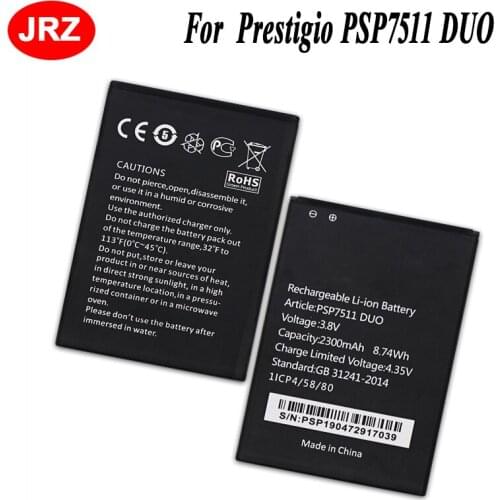 For Prestigio Muze B7 PSP7511 DUO Phone Battery 2300mAh Hight Capacity 3.8V Top Quality Replacement Batteries