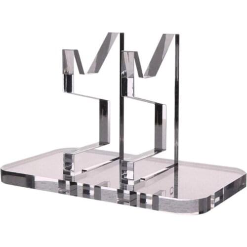 H7EC Acrylic Universal Controller Stand Holder Perfect Display Organization Gamepad Bracket with Crystal Texture Compatible with