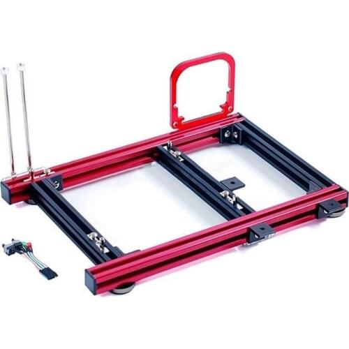 DIY Open Frame PC Case 20 * 20 Aluminum Alloy Computer Case Blocks Bare Frame for M-ATX Motherboard