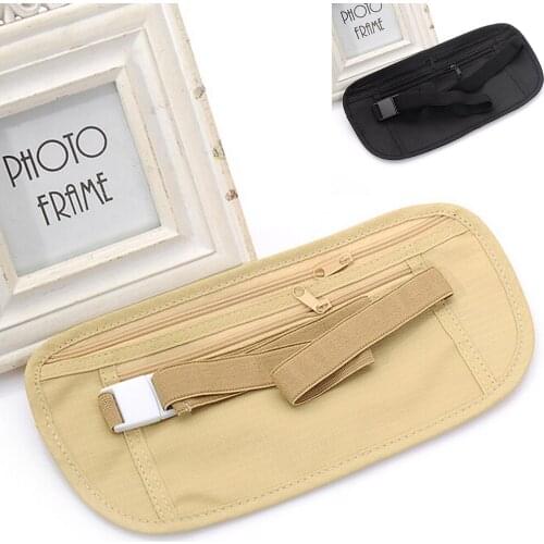 1PCS Travel Waist Pouch Belt Money Wallet Bags Passport Holders Change Safe Strap High Quality Waist Bag