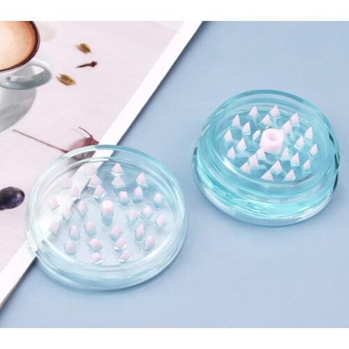 Epoxy Resin Mold DIY Leaf Herbal Herb Grinder Spice Crusher Silicone Mould Crystal Gutta Mold Crusher Silicone Maker Casting