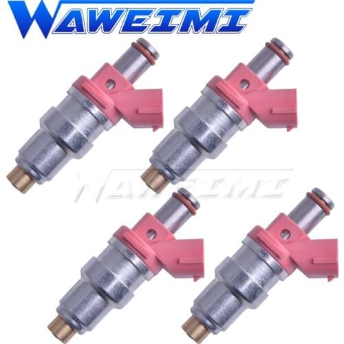 WAWEIMI 4x Fuel Injector Nozzle Valve OE 23250-11050 For Toyota Corolla Caldina Sprinter Cynos Tercel Corsa Starlet