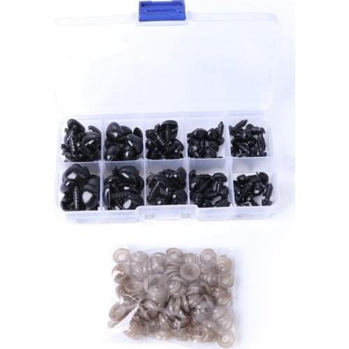 1Box(100Pcs) Plastic Safety Triangle Nose Doll Plush Toys Stuffed Animals Nose Accessories Making DIY New