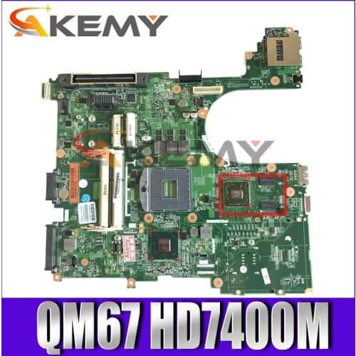 AKemy Laptop motherboard For HP EliteBook 6560B 8560P Mainboard 646963-001 646963-501 0105FM00 QM67 HD7400M 216-0809024