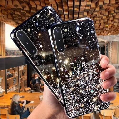 Bling Glitter Soft Case For Samsung Galaxy A70 A80 A90 A10 A20 A20S A30 A40 A50 S10E S10 S20 S9 S8 M10 Note 8 9 10 Lite Cover