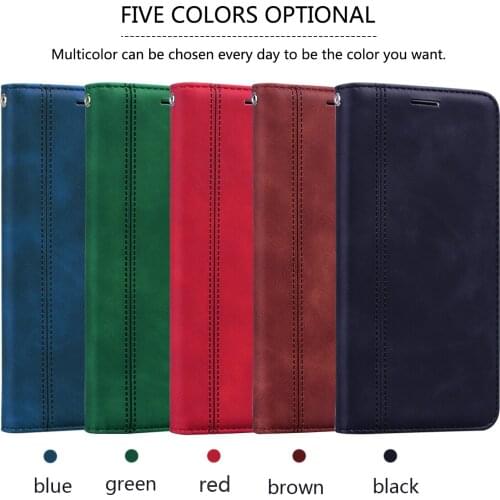 Luxury Business Case for Samsung Galaxy A02S A02 M01 M31S A32 4G Flip Leather Card Slots Holder Stand Full Protective Cover