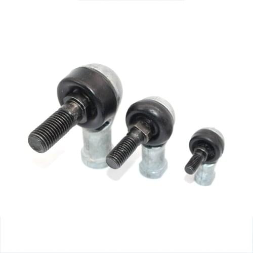 2PCS/LOT SQ-RS M5 to M22 5 6 8 10 12 14 16 18 20 22MM 90 Degrees Connector Ball Joint Rod End Right Hand Tie Bearing Male Steel