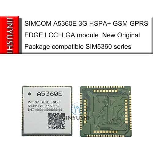 SIMCOM A5360E 3G HSPA+ GSM GPRS EDGE LCC+LGA module 100% New Original package compatible SIM5360 series SIM5360E