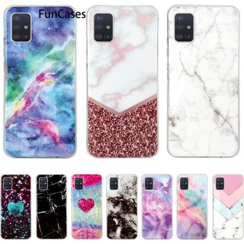 Phone Etui Cases For capa Samsung A51 5G Estuche Abstract Soft Silicone Shell Samsung Galaxy case A51 A60 A70 A50 A71 5G A70E