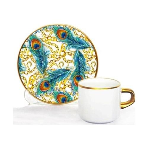 Focus Turkish Coffee Set 12 Pieces Chain