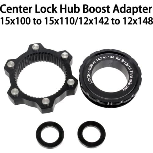 Dt swiss Center Lock Hub Boost Adapter,Center-Lock for 6-Hole, 15x100 to 15x110, 12x142 to 12x148