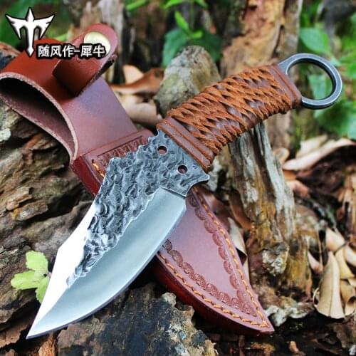 Top Quality ARMY FIXED BLADE KNIFE for Outdoor Hunting Tactical Combat knives Wilderness Survival Camping Military CUSTOMKNIFES
