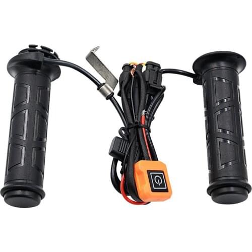 1Pair Universal Winter Motorcycle 12V 3-Gear Electric Heated Hand Grip Handlebar Motorcycle Accessories