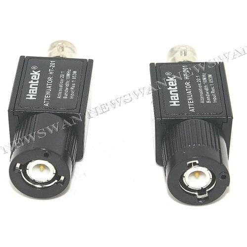 2PCs Hantek Attenuator 1008C Oscilloscope Signal Passive Attenuator HT201 20:1 Passive Attenuator 300V Max For Pico
