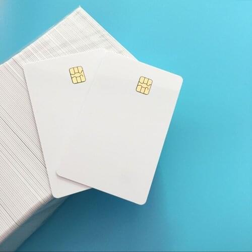 200PCS SLE4442 Contact Smart Small Chip IC Card With 256 bytes of EEPROM Memory For ACR38U Reader Writer