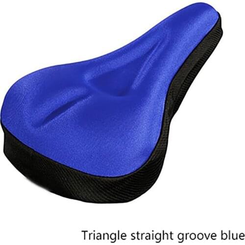 3 pcs Slow Rebound Sponge Memory Foam 3D Saddle Cushion New Mountain Bike Cushion Cover Bicycle Gel Silicone Cushion Cover