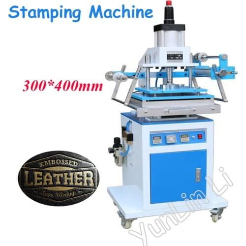 30*40cm Leather Embossing Machine Pneumatic Gold Hot Stamping Machine Die Indentation ZY-819M