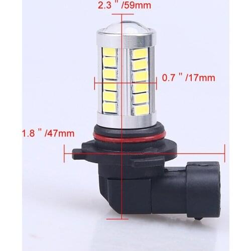 9006 HB4 33 SMD Amber Yellow Orange 33LED Lamp Bright Parking Fog Braking Bulb Daytime Running Light