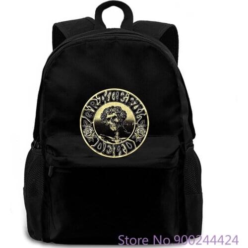 Authentic GRATEFUL DEAD Band Glowing Skeleton Slim Fit Black S-3XL 2018 New Fashion MenS Funny O Neck backpack