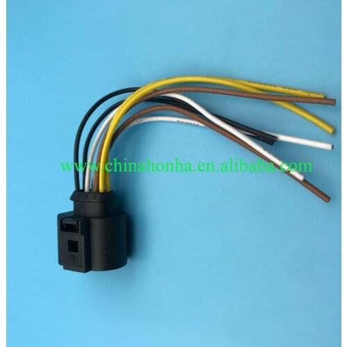 2PCS 1J0973714 4H0973714 Connector Auto Electric Plug Harness Wire 8 Pin