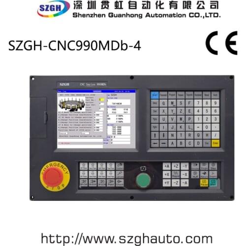Economical 4 Axis 8.4 Inches displayer CNC Controller for Milling Machine with Mach 3 with ATC PLC function