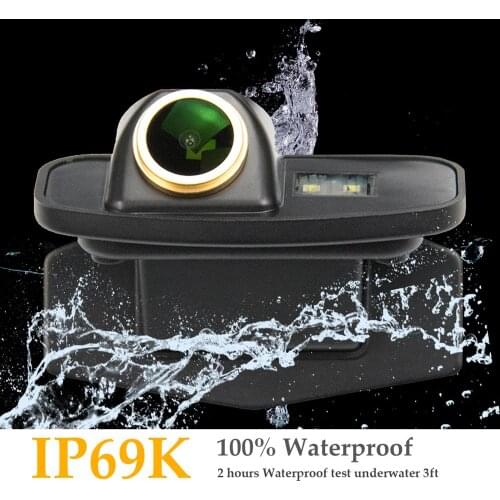 HD 1280x720p 18mm Golden Camera Reversing Rear View Backup Camera for Honda CRV CR-V Odyssey Fit Jazz Elysion Crosstour Jade