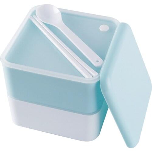 Lunch Box Bento Box Lunch Picnic Food Container Food Storage Container Children Student Lunch Box Double Layer Leakproof