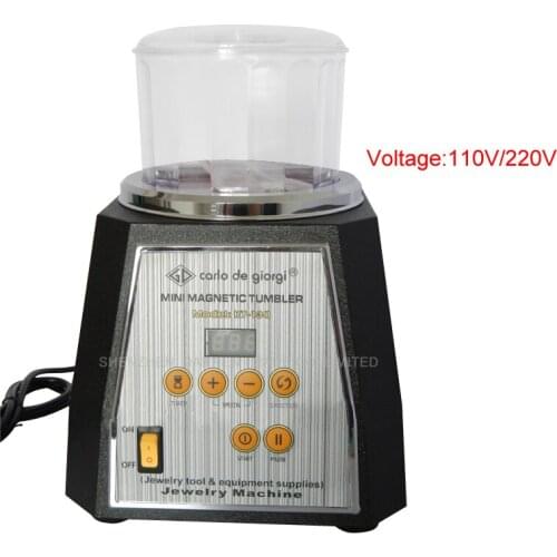 KT-130 Magnetic Tumbler 130mm light-ferrous metals Polisher & Finisher Super Finishing Polishing machine