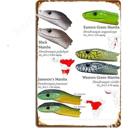 Mambas Metal Signs Wall Decor Club Bar Cinema Living Room Customize Tin sign Posters