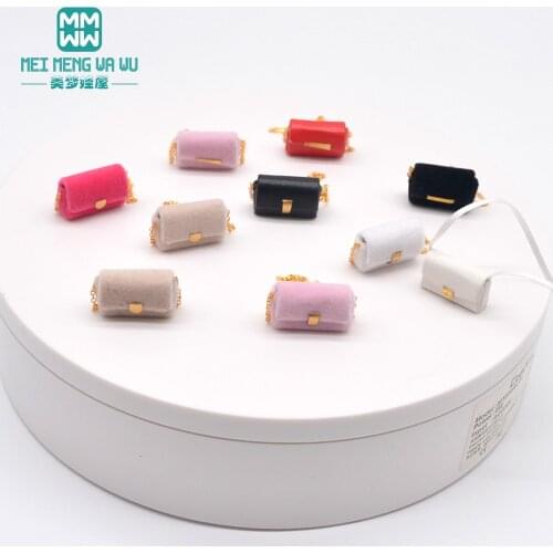 28-30cm Blyth Azone OB23 OB24 doll accessories Fashion backpacks, Shoulder bag Black, red, rose red, pink, white